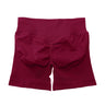 NCLAGEN 4.5" Women's  Low Ribbed Band Scrunch Butt Seamless Impact Shorts