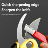 Tungsten Diamond Ceramic Sharpening Stone For Knives Scissors OR  Gardening Shears