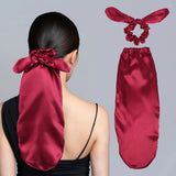 Ladies Satin Sleep Cap with Tie And Hairband