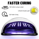 320W With 72 LED's UV Light Dryer for Gel Nail Polish with 4 Timer Setting ,LCD Auto Sensor Display Screen