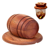 Wooden Smoke Infuser For Old Fashioned Bourbon Drinks