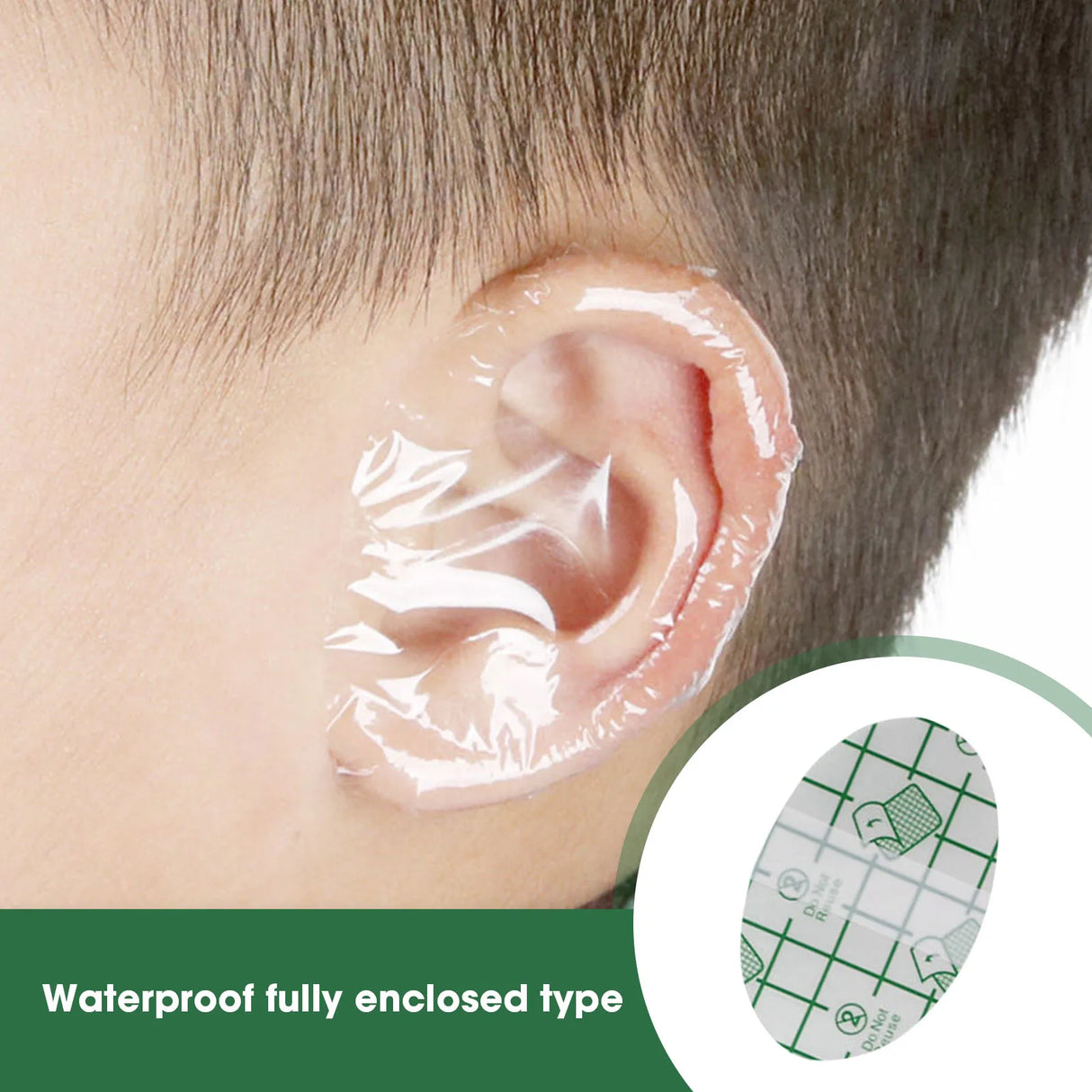 20/60/100pcs  Ear Protection Stickers From Water OR Soap.