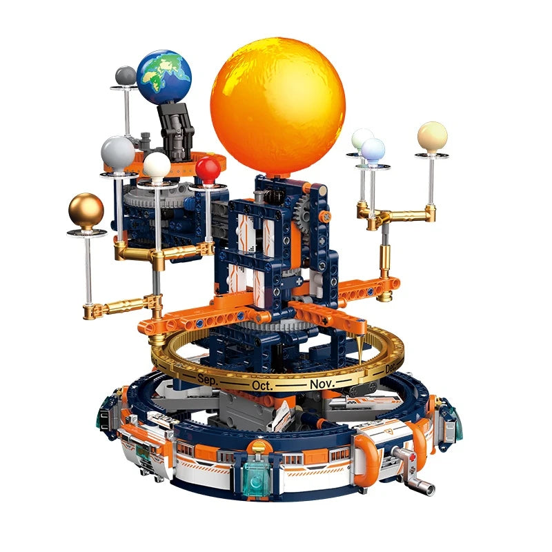CK008 Space Trend Play Dawn Solar System Planetarium Mechanical Model