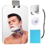 Acrylic Anti Fog Mirror With Suction Cup For Bathroom