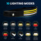 USB Rechargeable Head Lamp/Flashlight USB Rechargeable LED COB Built-in Battery With 5 Lighting Modes.