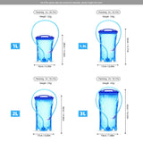 WRELS 1L/1.5L/2L/3LFoldable Outdoor Backpack Drinking Water Bag