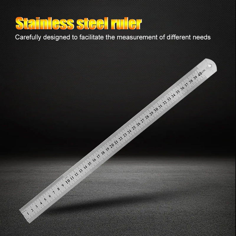 Stainless Steel Double Side Straight Ruler