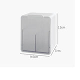 Wall Mounted Qtip Cotton Ball Floss Canisters With Lids