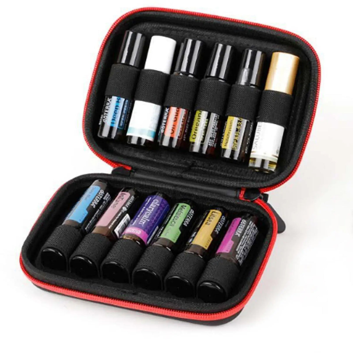 10ML -12 Slots Travel Essentials Oil Roller Bottles Case