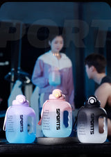 GIANXI  Plastic Sports Water Bottle With Straw
