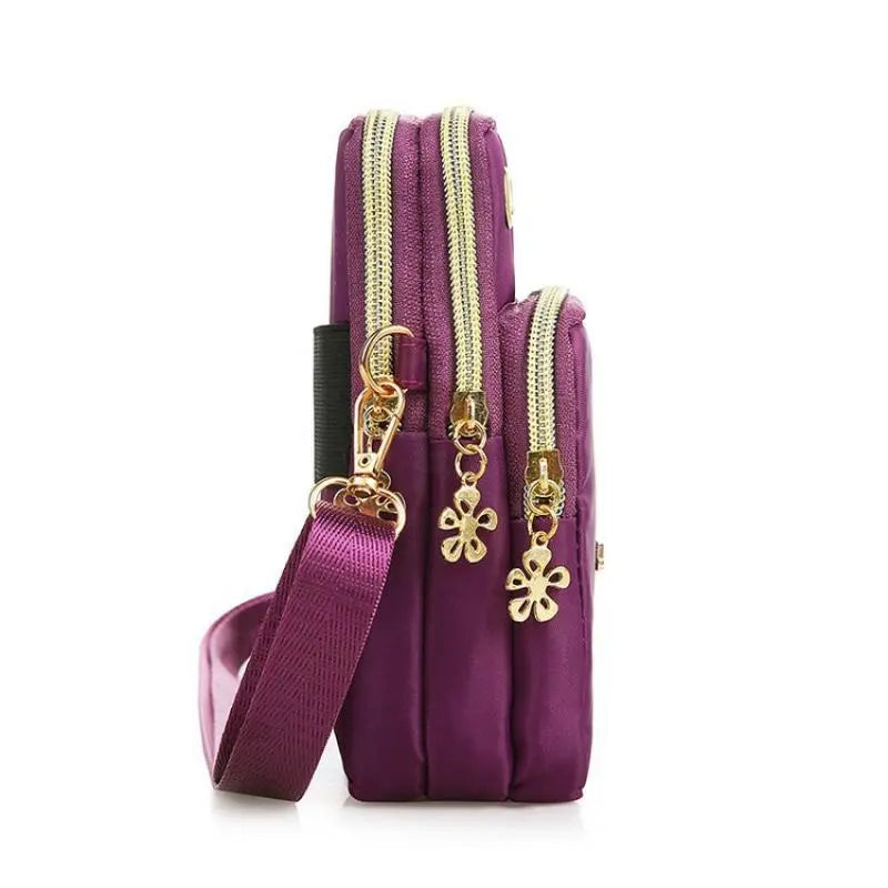 Mobile Phone Crossbody/Shoulder Bag With Headphone Plug.