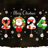 New year 2024 Or Merry Christmas Window/Wall Stickers