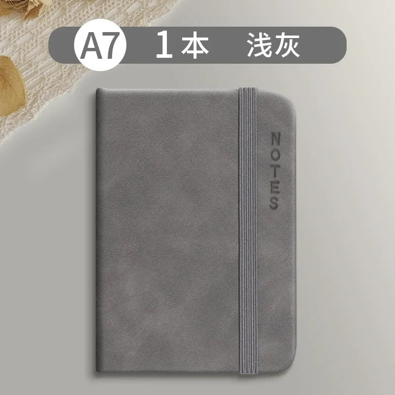 Handmade Leather Mini A7 Pocket 80 page Notebook