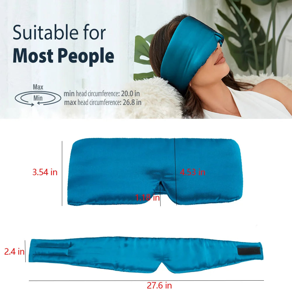 100% Natural Silk Breathable Blackout Sleep Mask