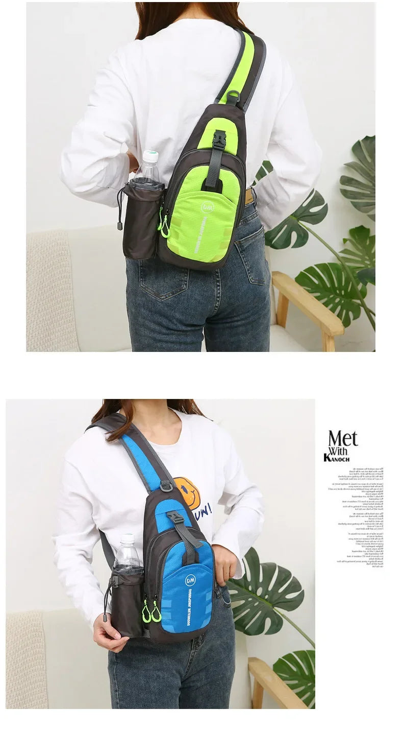 Fashion Men Women Handbag Sport Belt Waist Pack Pouch Shoulder Bag Water Bottle Holder Bag for Running Jogging Hiking
