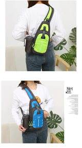 Fashion Men Women Handbag Sport Belt Waist Pack Pouch Shoulder Bag Water Bottle Holder Bag for Running Jogging Hiking
