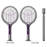 Rechargeable Long Or Short Electric 2 in 1 Fly And Mosquito Zapper With Rotating Head