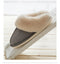 Winter Faux Suede Plush Closed Toe Slippers.