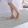 Kitinjoy Chenille Non-slip Washable Quick Drying Bath Mat