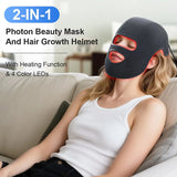 NEW 186 LED's Hat & Face Red Light Therapy For Hair Loss And Skin Rejuvenation
