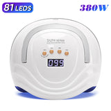 380W UV/ 81LED Manicure Lamp With Handle