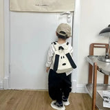1 Pcs Canvas Backpack With Cute Dog