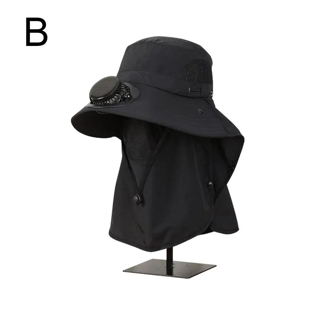 Solar Charging Fan Hat