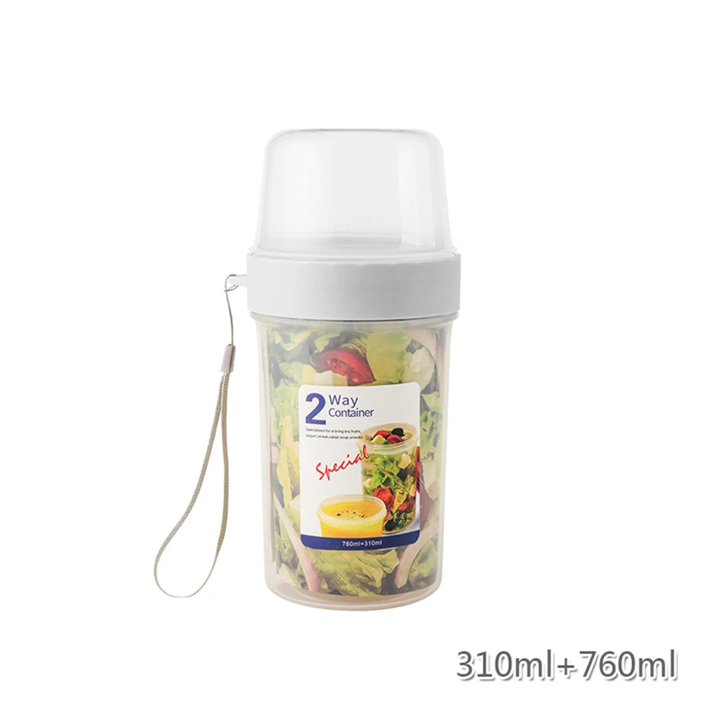 Breakfast Oatmeal Or Yogurt Sealed Container