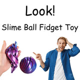 【MQ124】3D Printed Slime Ball Fidget With Rotating Design For Anxiety Relief