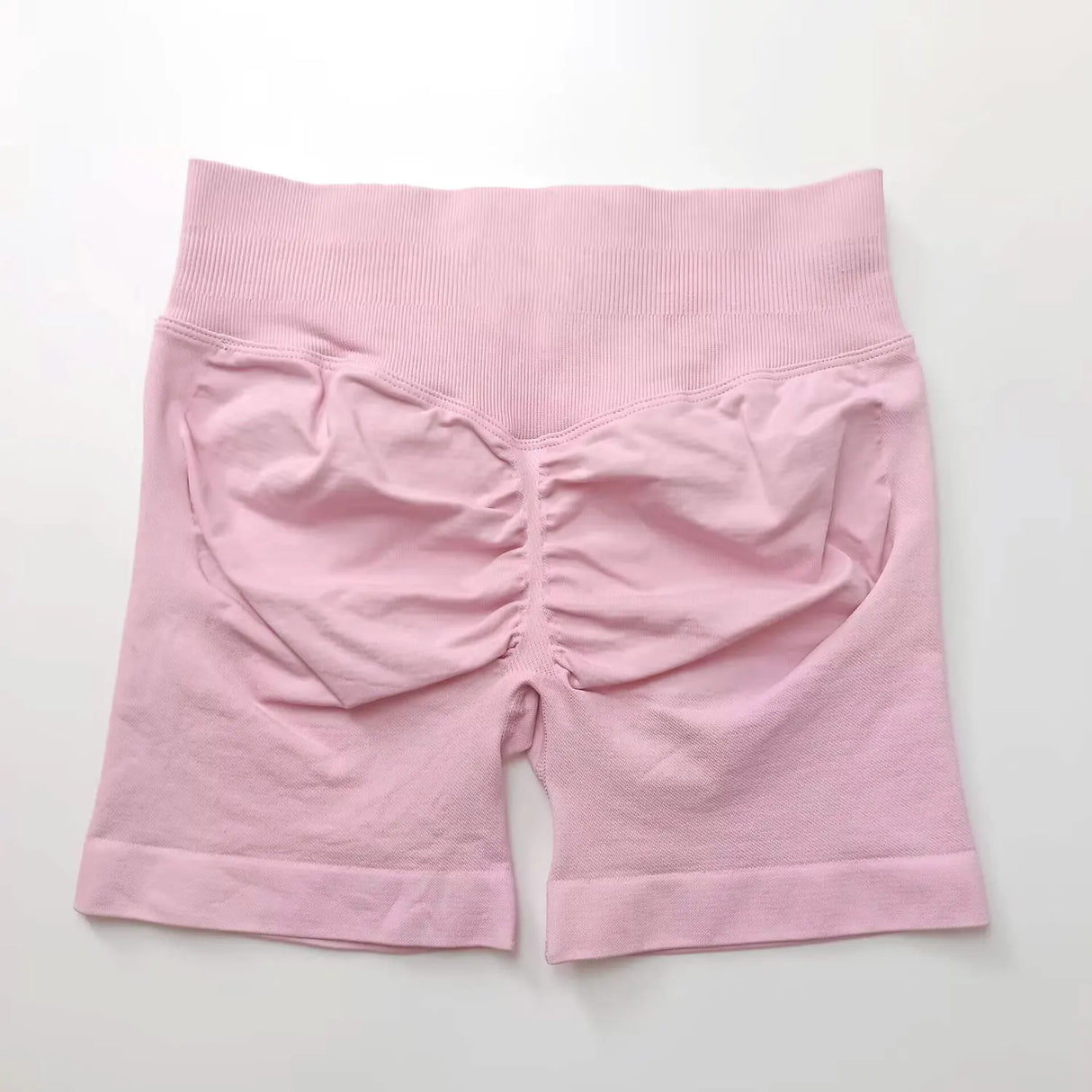 NCLAGEN 4.5" Women's  Low Ribbed Band Scrunch Butt Seamless Impact Shorts