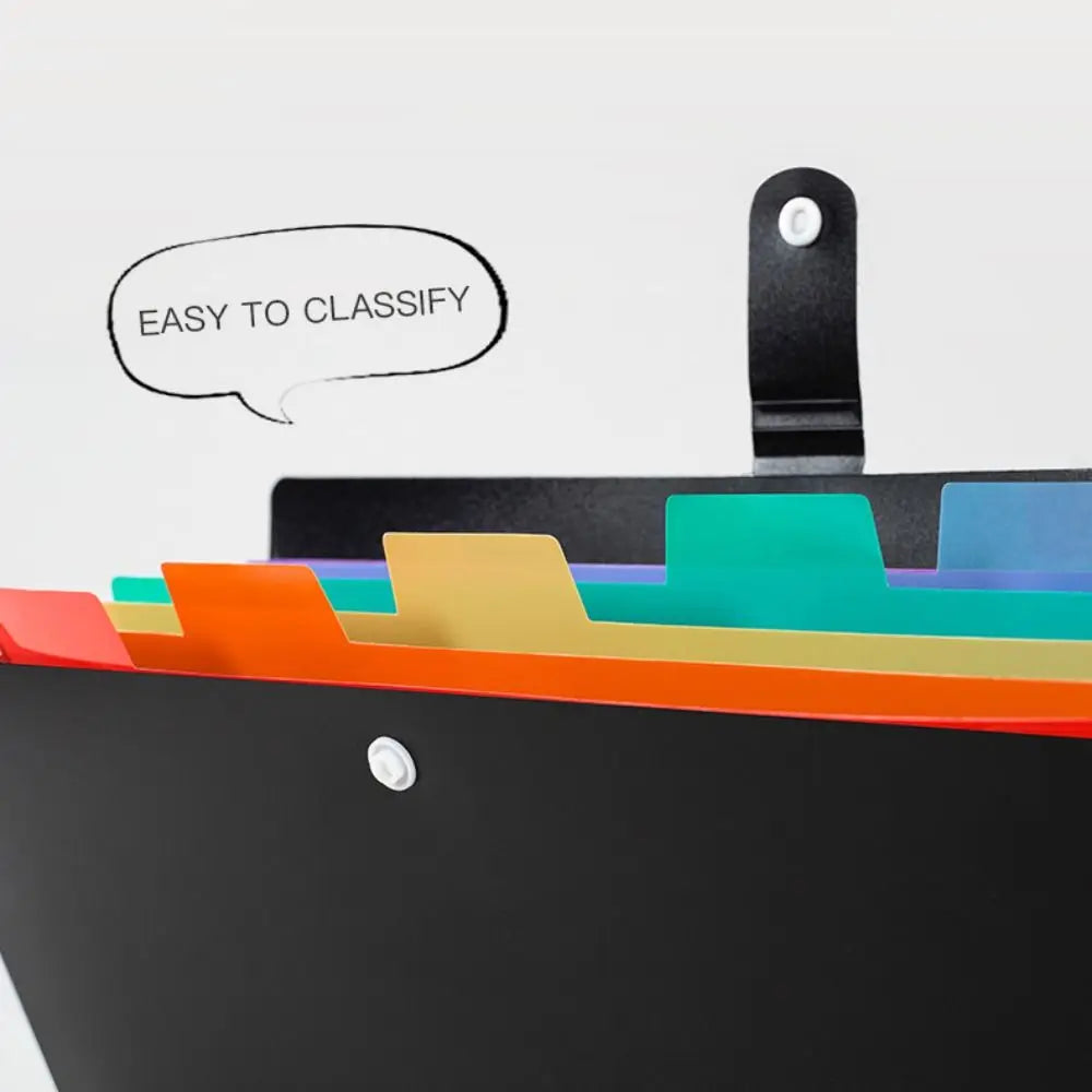Plastic A4 Accordion Paper Organizer Folder