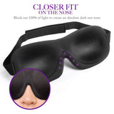 Tcare 3D Sleeping Eye Mask, Total Darkness When You Travel, Day Time Naps OR Work Shift work.