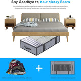 Storage Bag With Cover That Fits Under the bed With 4 Reinforced Handles