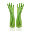 Latex Thickened And Lengthened Household Washing Gloves.