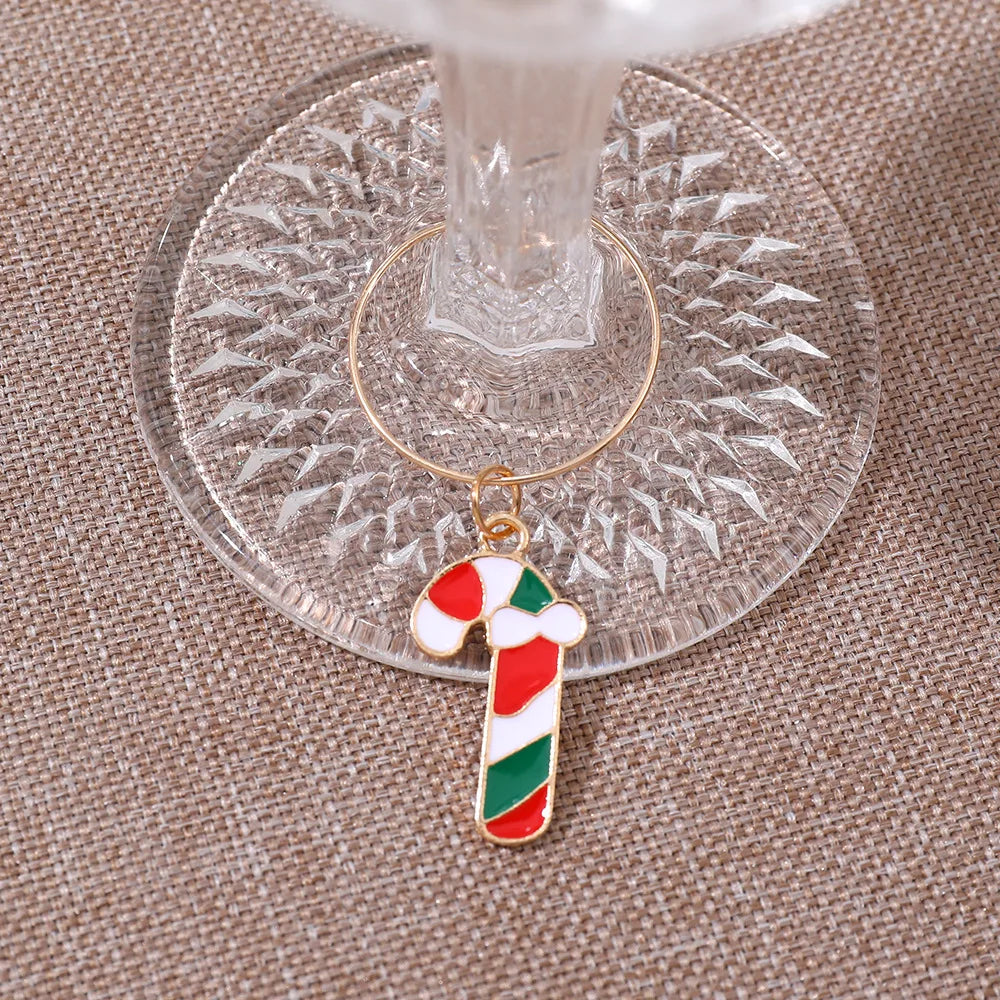 Christmas Wine Glass Charms