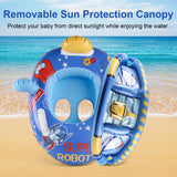 1PC Swim Safety Seat With Removable Sunshade