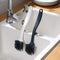 Multifunctional Long Handle Cleaning Brush With Lever To Hang On The Edge of Sink.