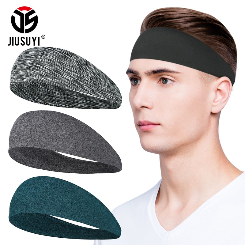 Women and Men's Absorbent, Non-slip, Breathable, Stretchy Headband.