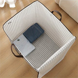 Large Capacity Folding Stackable Storage Boxes With Handles