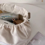 1 Pcs Canvas Backpack With Cute Dog