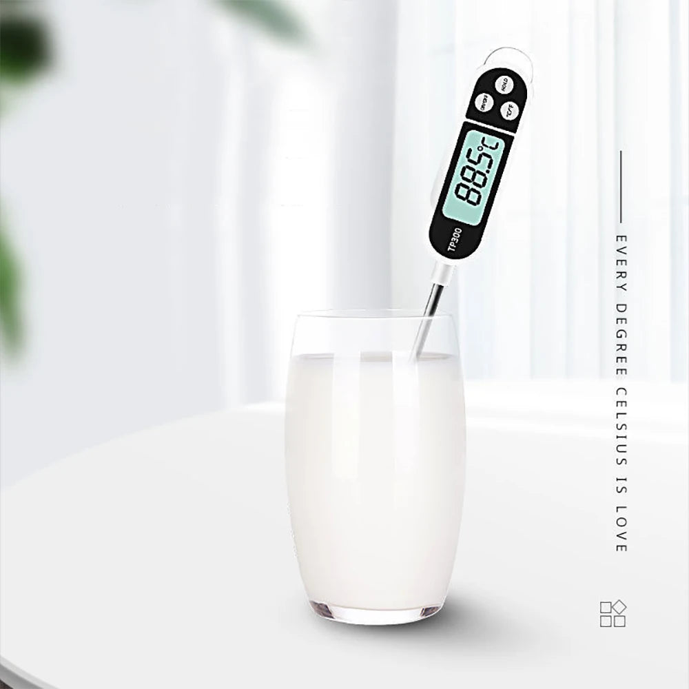 1PC Digital LCD Food Thermometer With Auto Shut Off