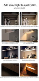 Magnetic, LED Motion Sensor Night light.  Great for Under  Kitchen Cabinets And Closets.