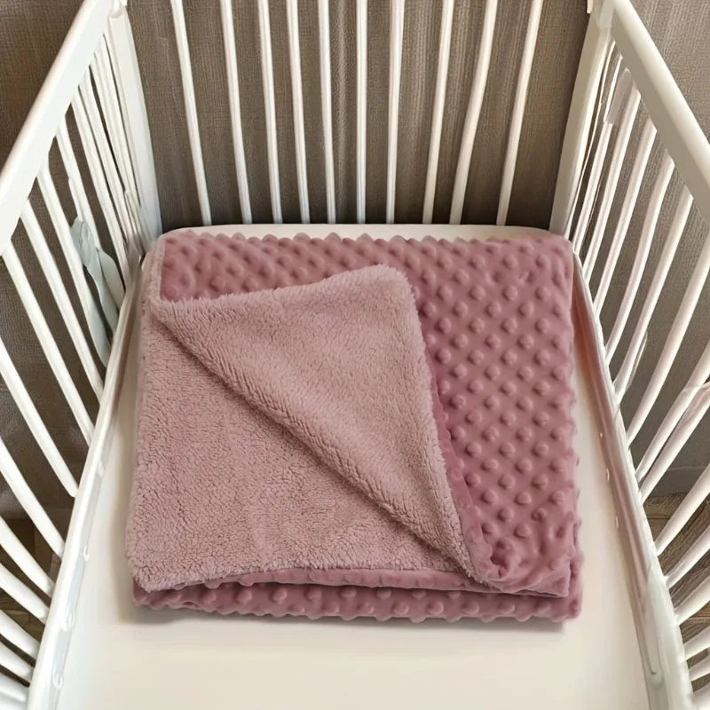 75*100cm Newborn Baby Soft Warm Velvet Blanket