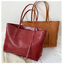 Pu Leather Underarm Large Handbag.