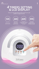 380W UV/ 81LED Manicure Lamp With Handle
