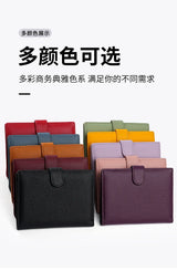 Men Or Women's RFID Slim Leather Passport Holder With Card And Money Slots