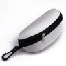 KLASSNUM Hard Eyeglass Protector Case With Zipper And Carabiner Hook