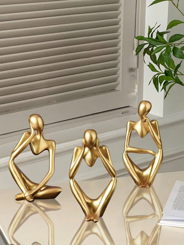 1pcs Nordic Mini Shaped Abstract Figurines.