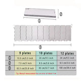 Foldable Aluminum Outdoor Cooking Wind Screen with Storage Bag for Camping
