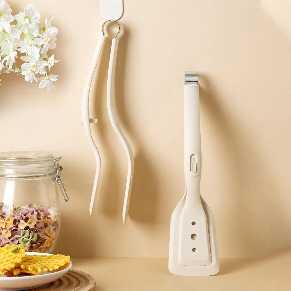 2 in 1 Silicone Shovel Clip Kitchen Spatula